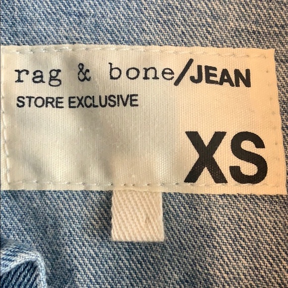 Rag & Bone Store Exclusive Women’s Jean Vest - Picture 3 of 4